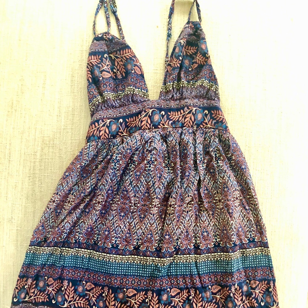 Cotton Candy LA Boho mini dress